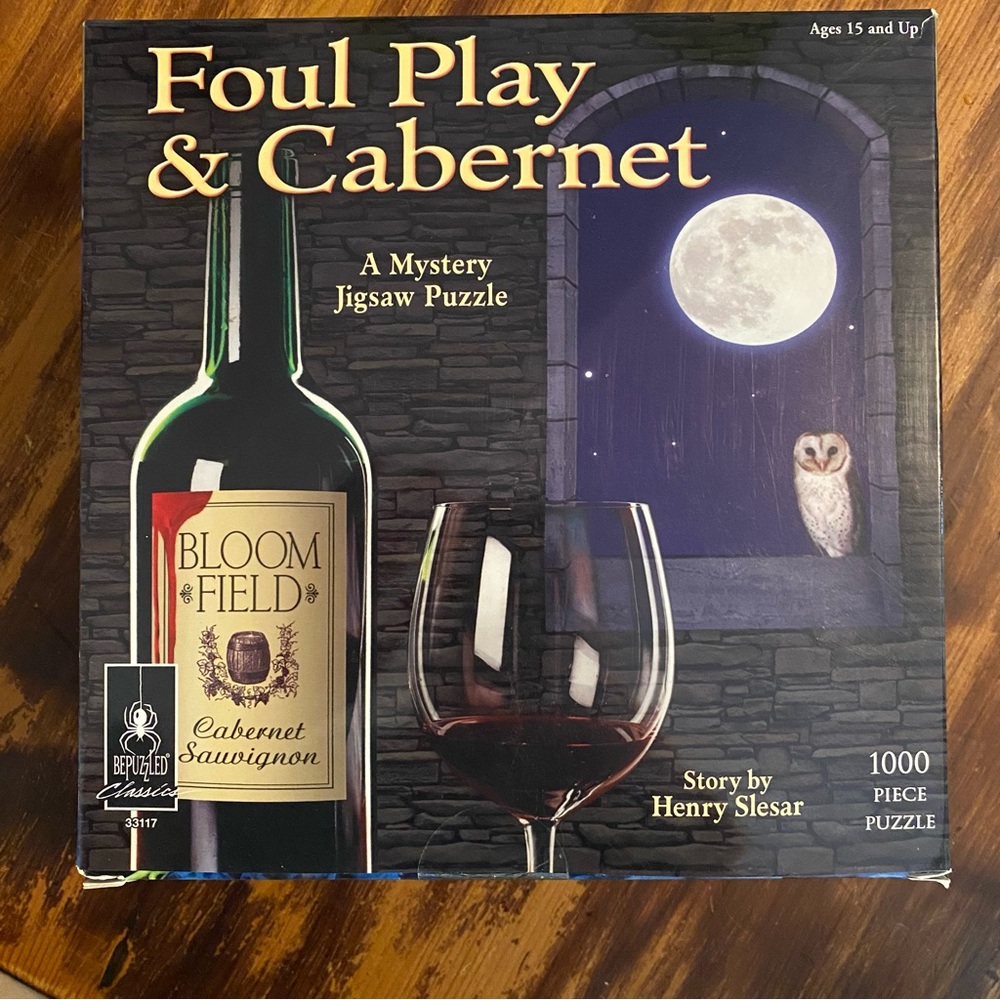 Mystery Jigsaw Puzzle - Red and Black